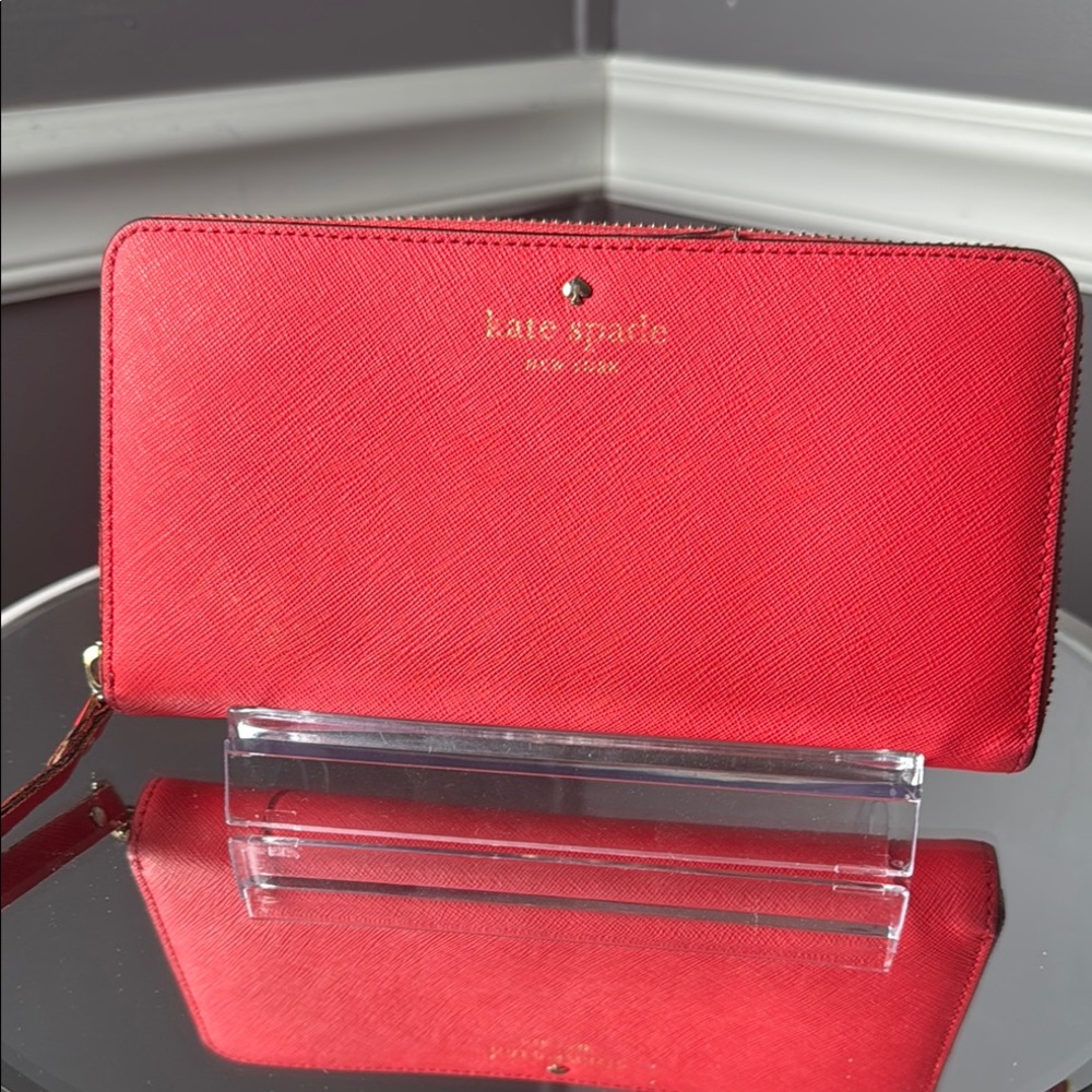 Kate Spade Vibrant Red Clutch